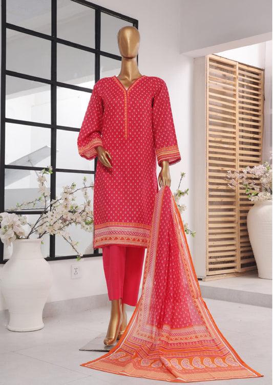 3PIECE UNSTITCHED LAWN | BIN SAEED LAWN