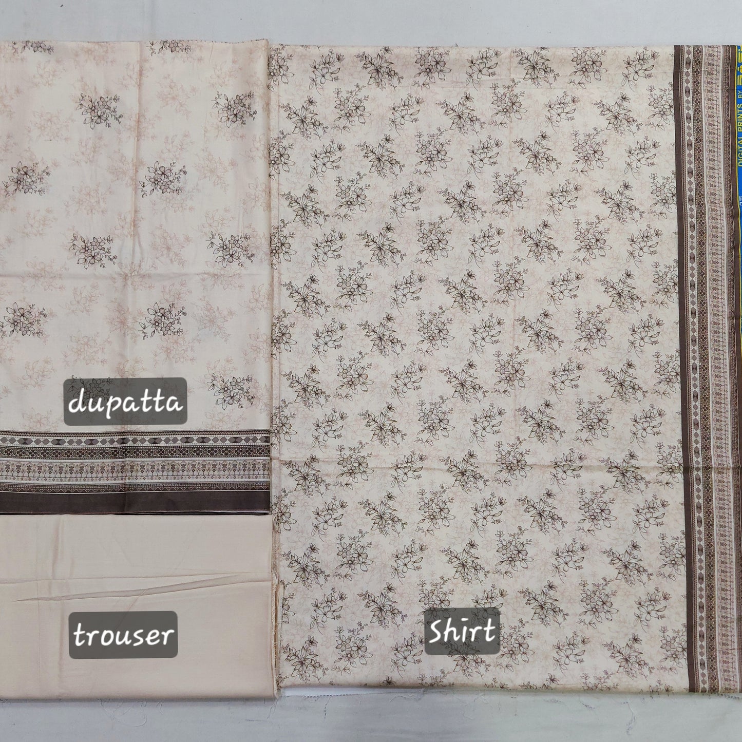 3PIECE UNSTICHED LINEN | RASHID CLASSIC LINEN