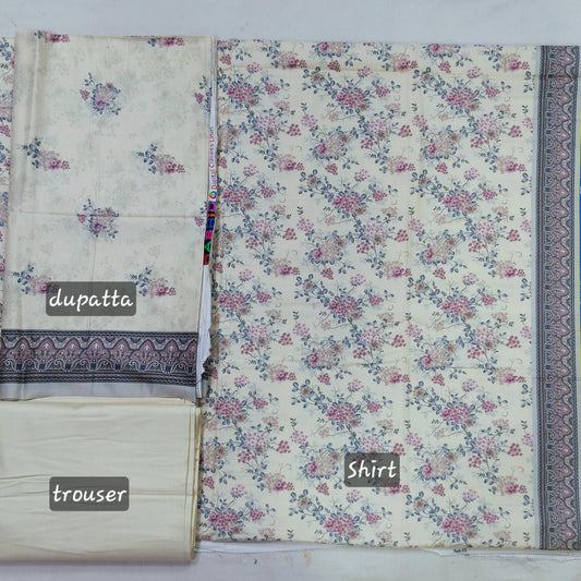 3PIECE UNSTICHED LINEN | RASHID CLASSIC LINEN