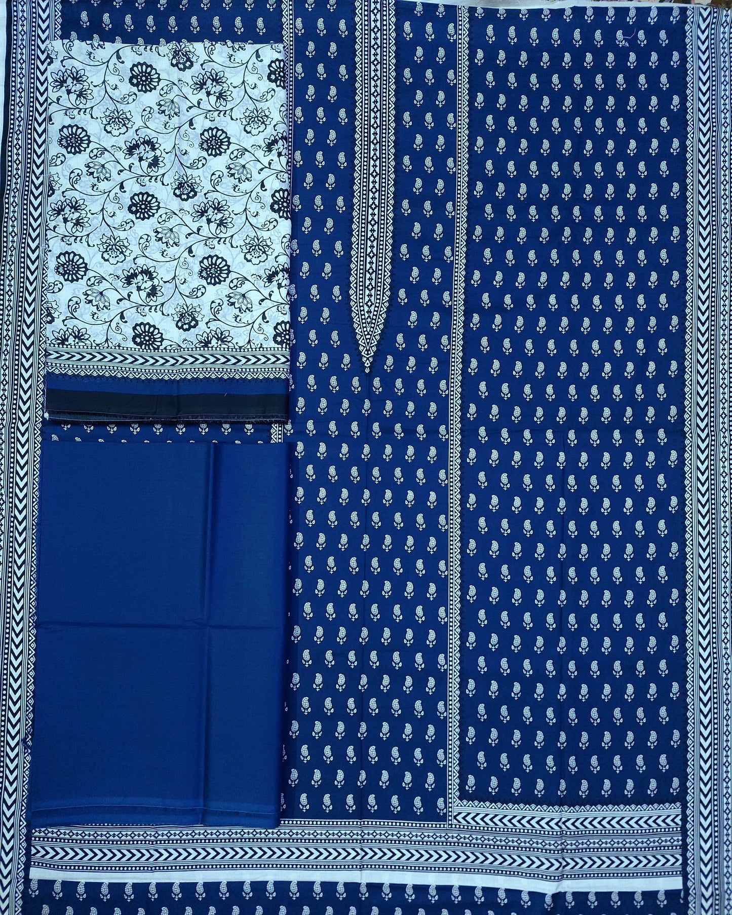 3PIECE UNSTITCHED LAWN | BIN SAEED LAWN