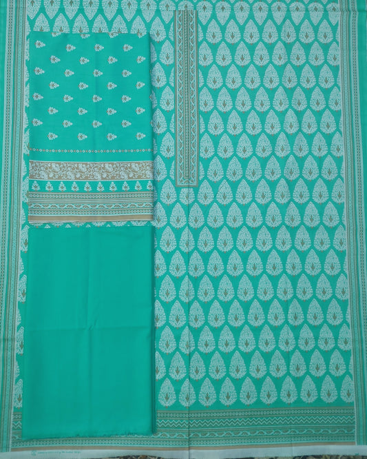 3Pc Unstitched Lawn | Bin Saeed Fariha & Farha Lawn