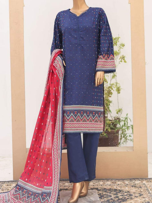 Trendy Bin Saeed Lawn Suit with Unique Patterns