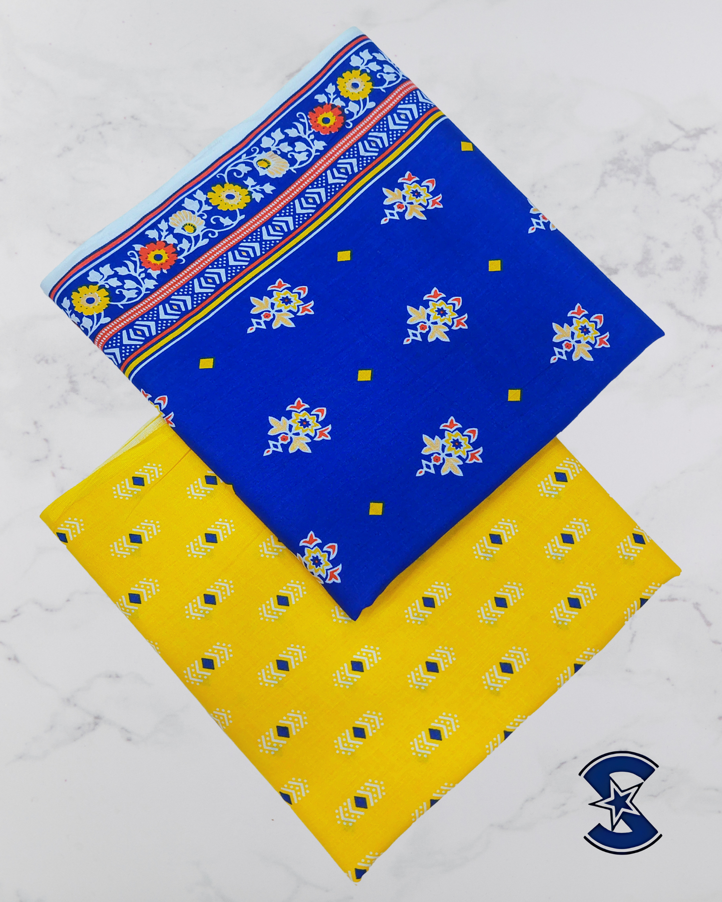 2PIECE UNSTITCHED COTTON | SITARA UNIVERSAL CAMBRIC